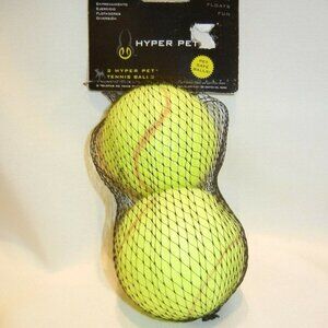 Hyper‎ Pet™ 2-Pack Tennis Balls Dog Toys for Exercise and Training Pet Safe Fun!